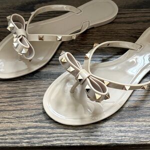 Neutral 🔸 Bowtie Spring / Summer Sandals